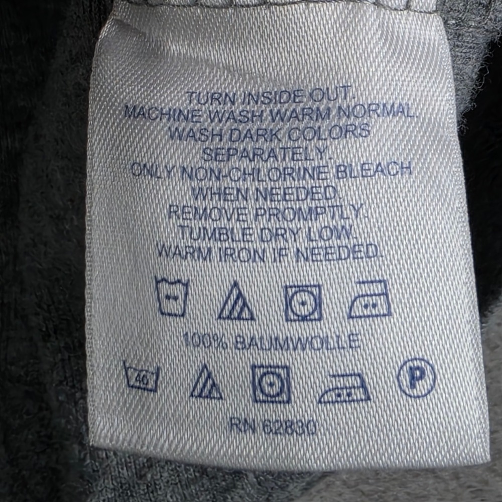 Lands' End T-Shirt Womens XL Gray Long Sleeve 100% Cotton Crew Neck Basic Tee - Picture 4 of 16
